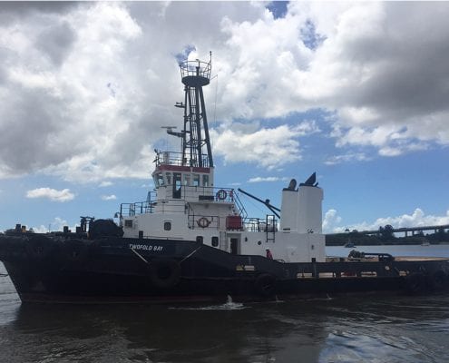 Tugboat Twofold Bay on calm water