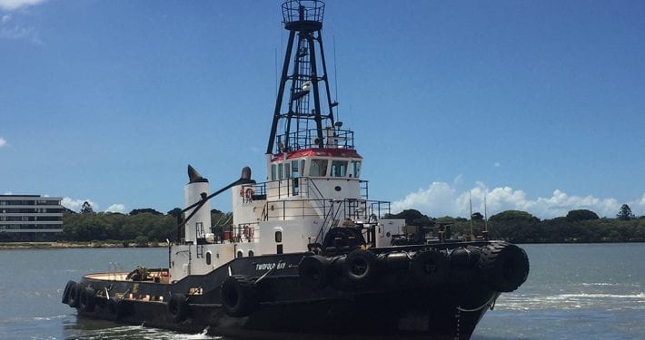 Tugboat Twofold Bay on calm water