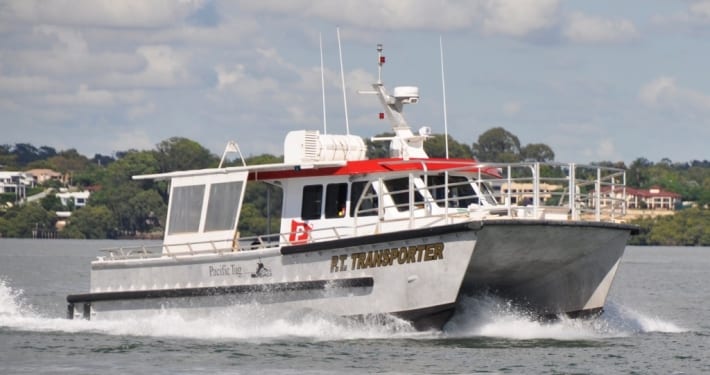 P.T. Transporter tug boat